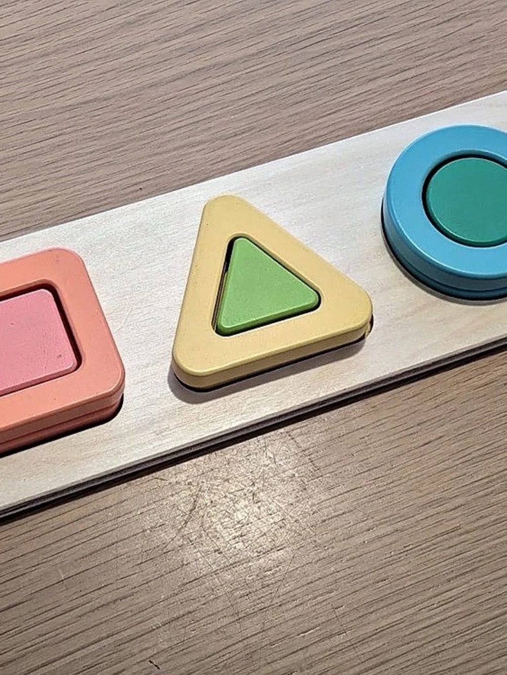 Lovevery Geo Shapes Puzzle from the Realist Play Kit (Months 19, 20, 21)